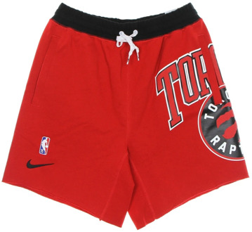Nike NBA Courtside Fleece Shorts Nike , Red , Heren - Xl,M