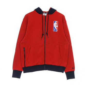 Nike NBA Fleece Full-Zip Hoodie Bronet Nike , Red , Heren - Xl,L