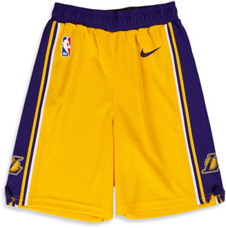 Nike NBA Korte Broeken Peuter - Geel - Maat 110 - 116 CM - Poly Mesh Yellow