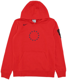 Nike NBA Streetwear Fleece Hoodie Nike , Red , Heren - Xl,L