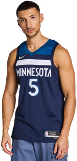 Nike NBA T-shirts Heren - Navy - Maat S - Katoen Jersey