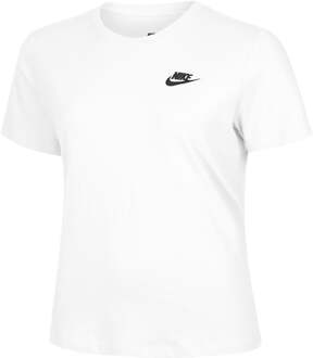 Nike New Sportswear Club T-shirt Dames-Wit - XS,S,M,L,XL,XXL