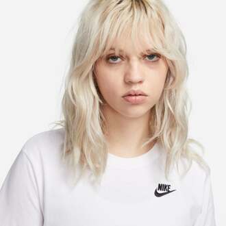 Nike New Sportswear Club T-shirt Dames-Wit - XS