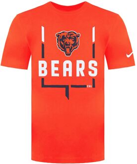 Nike NFL Chicago Bears Legend Goal Post Heren T-shirt Oranje - XL