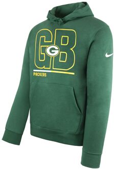Nike NFL Green Bay Packers Club City Code Heren Groen Hoodie - 2XL