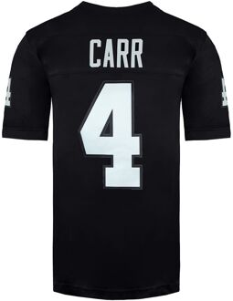 Nike NFL Las Vegas Raiders 4 Derek Carr Home Limited Played Jersey Zwart