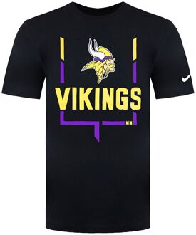 Nike NFL Minnesota Vikings Legend Goal Post Heren T-shirt - maat Zwart
