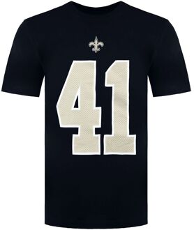 Nike NFL New Orleans Saints 41 Alvin Kamara Heren T-shirt - maat XL Zwart