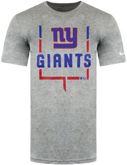 Nike NFL New York Giants Legend Goal Post Heren Grijs T-Shirt