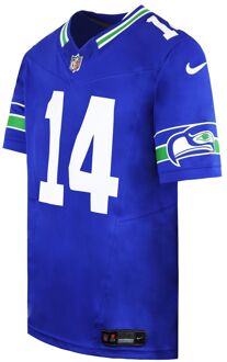 Nike NFL Seattle Seahawks 14 DK Metcalf Limited Edition Heren Jersey Blauw en wit