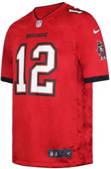 Nike NFL Wedstrijd Tampa Bay Buccaneers 12 Brady Heren Jersey Rood