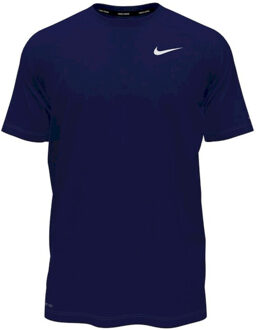Nike nike essential solid strandshirt heren - Blauw - M