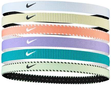 Nike Nike Flex Classic Haarband Verpakking 6 Stuks-Paars,Wit - nosize