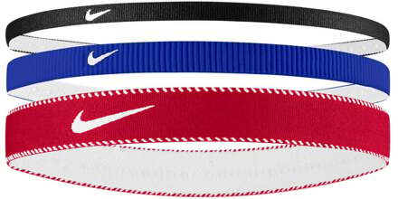 Nike Nike Flex Classic Mixed Haarband Verpakking 3 Stuks-Blauw,Rood - nosize