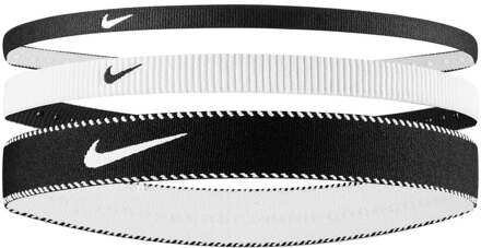 Nike Nike Flex Classic Mixed Haarband Verpakking 3 Stuks-Zwart,Wit - nosize