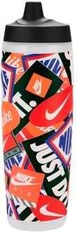 Nike Nike Refuel Bottle 24oz/709 Ml Graphic Drinkfles-Transparant,Zwart - nosize