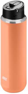 Nike Nike SS Recharge 24oz/709 Ml Drinkfles-Abrikoos,Zwart - nosize
