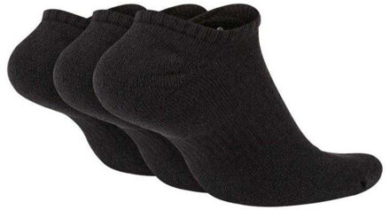 Nike No show everyday sokken voor volwassenen (set van 3) Zwart - 38-42