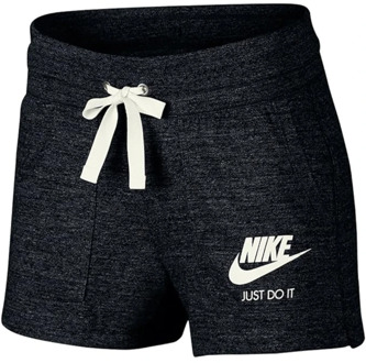 Nike Nsw Gym Vntg Short Korte broek Dames - Black/(Sail) - Maat XS