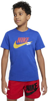 Nike NSW SI SS Sportshirt Jongens 116 Donkerblauw