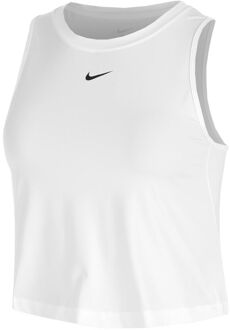 Nike One Classic Dri-FIT Crop Tanktop Dames-Wit - S