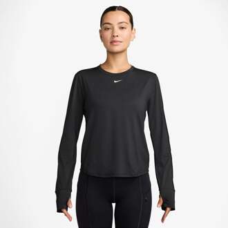 Nike One Classic Dri-FIT Longsleeve Dames-Zwart - M