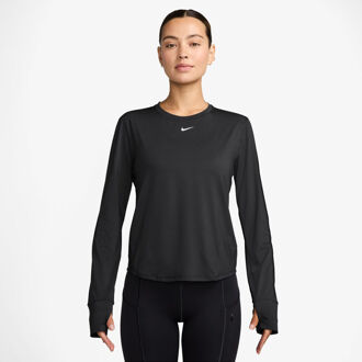 Nike One Classic Dri-FIT Longsleeve Dames-Zwart - XS