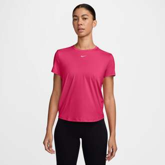 Nike One Classic Dri-FIT T-shirt Dames-berry, wit - XS,S,M,L