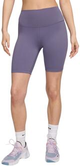 Nike One Dri-FIT Bikeshort Dames paars - L