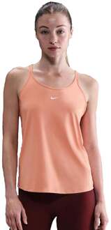 Nike One Dri-FIT Strappy Tanktop Dames-Abrikoos