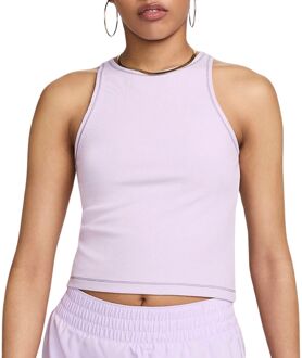 Nike One Fitted Dri-FIT Tanktop Dames lila - M