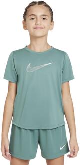 Nike One Graphic Shirt Junior groen - wit - S-128/140