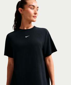 Nike One Relaxed Dri-Fit  T-shirt Dames-zwart - XS