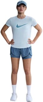 Nike One Swoosh Dri-Fit Sportshirt Dames M/38 Blauw