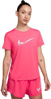 Nike One Swoosh Dri-FIT T-Shirt Dames roze - XS