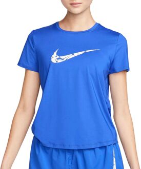 Nike One Swoosh Shirt Dames blauw - L