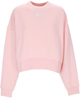 Nike Oversized Crew Sweatshirt Essentials Collection Nike , Pink , Dames - L
