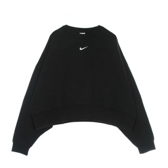 Nike Oversized Crewneck Sweatshirt Essentials Collection Nike , Black , Dames - L