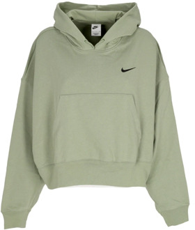 Nike Oversized Pullover Hoodie voor dames Nike , Green , Dames - L,M,S