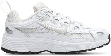 Nike P-6000 Peuterschoenen - Wit - Maat 33.5 - Leer White