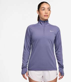 Nike Pacer 1/4 Zip Longsleeve Dames-Blaugrau blauwgrijs - XL