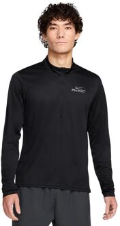 Nike Pacer Flash Dri-Fit Hardloopsweater Heren S Zwart