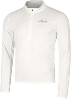 Nike Pacer Flash Half-Zip Hardloopshirt Heren-Crème - S,M,L,XL,XXL
