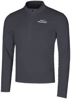 Nike Pacer Flash Half-Zip Hardloopshirt Heren-Donkergrijs - XL,XXL
