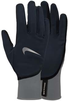 Nike Pacer Midweight Hardloophandschoenen-Zwart,Lichtgrijs - S