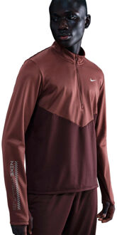 Nike Pacer Winterized Half-Zip Hardloopshirt Heren donkerrood - XXL
