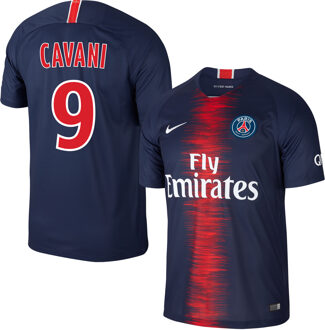 Nike Paris Saint Germain Shirt Thuis 2018-2019 + Cavani 9 (Fan Style) - XXL