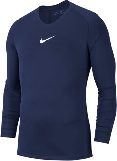 Nike Park Dry First Layer Longsleeve  Thermoshirt - Maat M  - Mannen - navy/wit