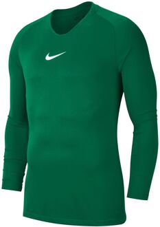 Nike Park Dry First Layer Longsleeve  Thermoshirt - Maat XXL  - Mannen - groen/wit