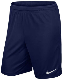 Nike Park Ii Knit Nb Sportshort Heren - Midnight Navy/White